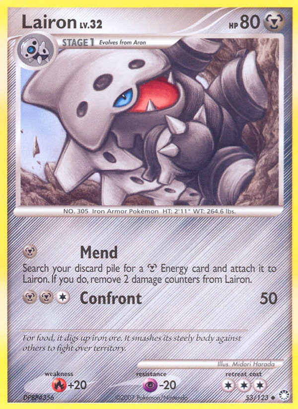 Lairon (53/123) [Diamond & Pearl: Mysterious Treasures] | Mindsight Gaming