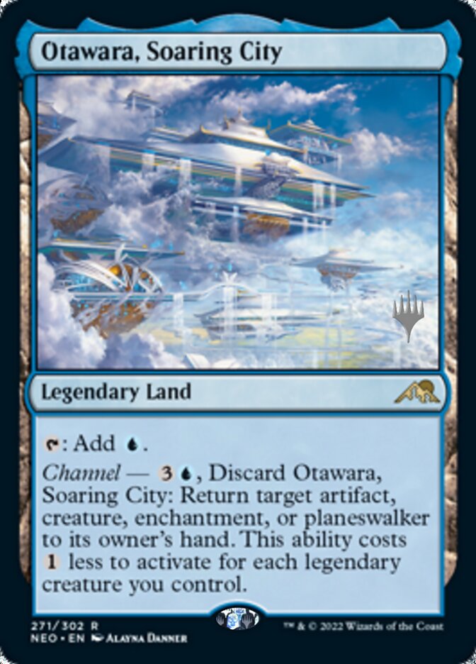 Otawara, Soaring City (Promo Pack) [Kamigawa: Neon Dynasty Promos] | Mindsight Gaming