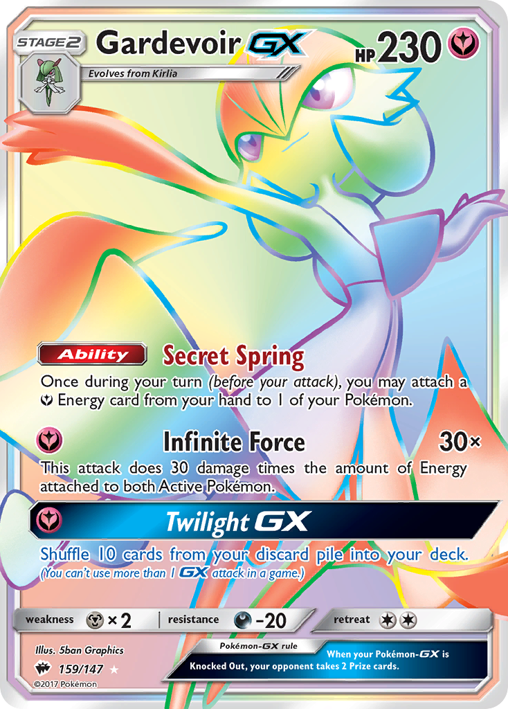 Gardevoir GX (159/147) [Sun & Moon: Burning Shadows] | Mindsight Gaming