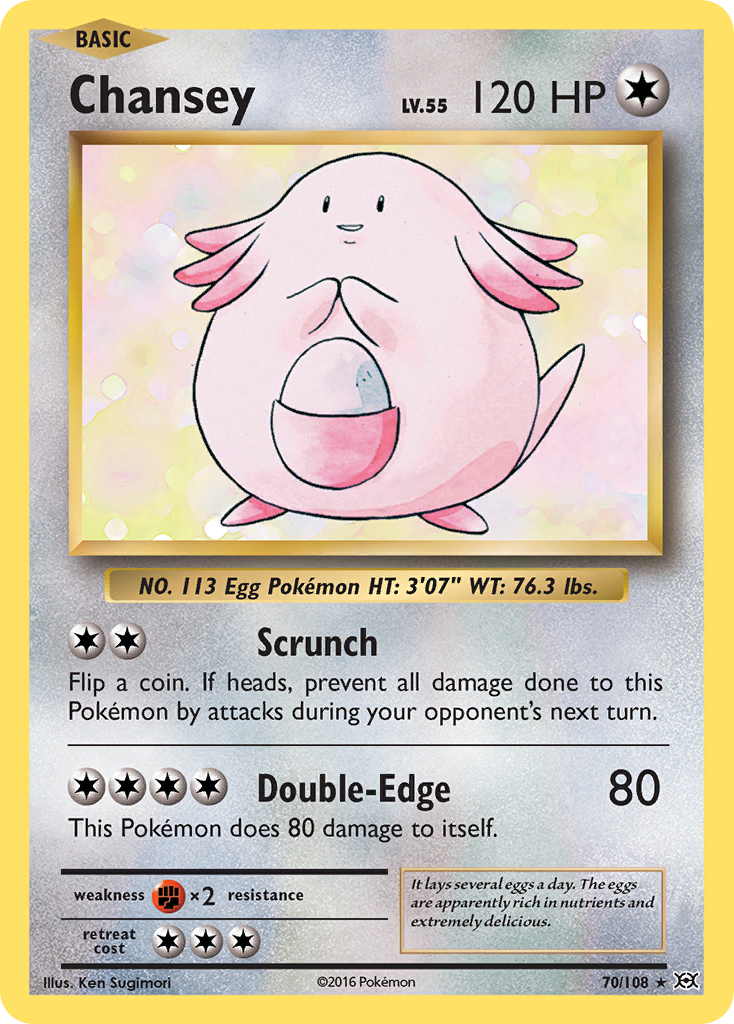 Chansey (70/108) [XY: Evolutions] | Mindsight Gaming