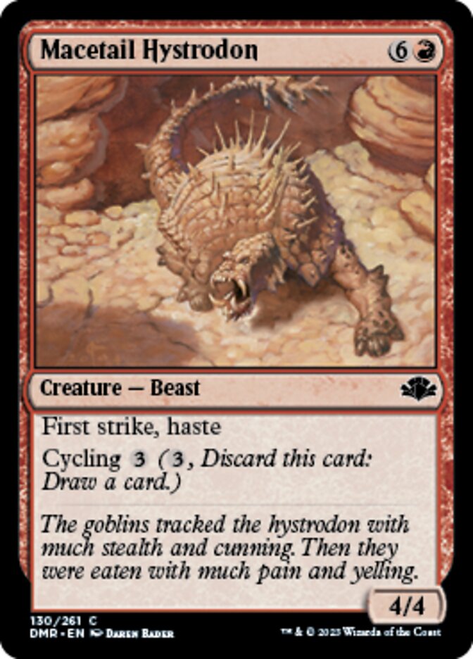 Macetail Hystrodon [Dominaria Remastered] | Mindsight Gaming