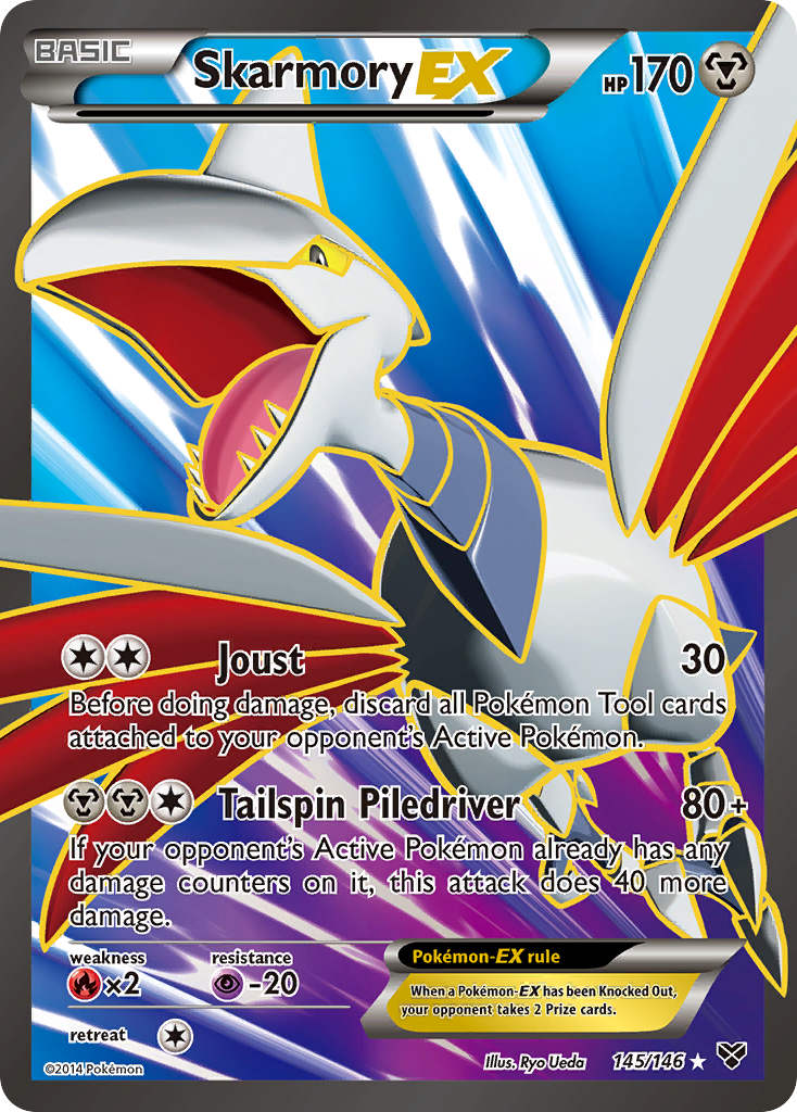 Skarmory EX (145/146) [XY: Base Set] | Mindsight Gaming