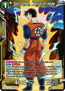 Son Gohan, Warrior of Hope (Uncommon) [BT13-099] | Mindsight Gaming