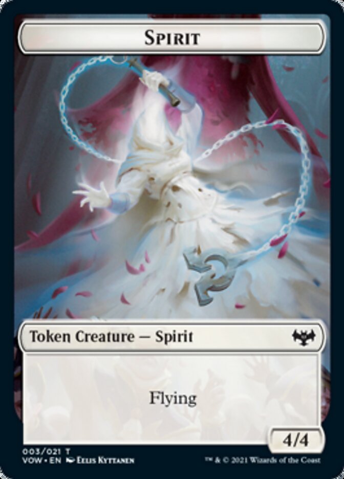 Spirit Token (003) [Innistrad: Crimson Vow Tokens] | Mindsight Gaming