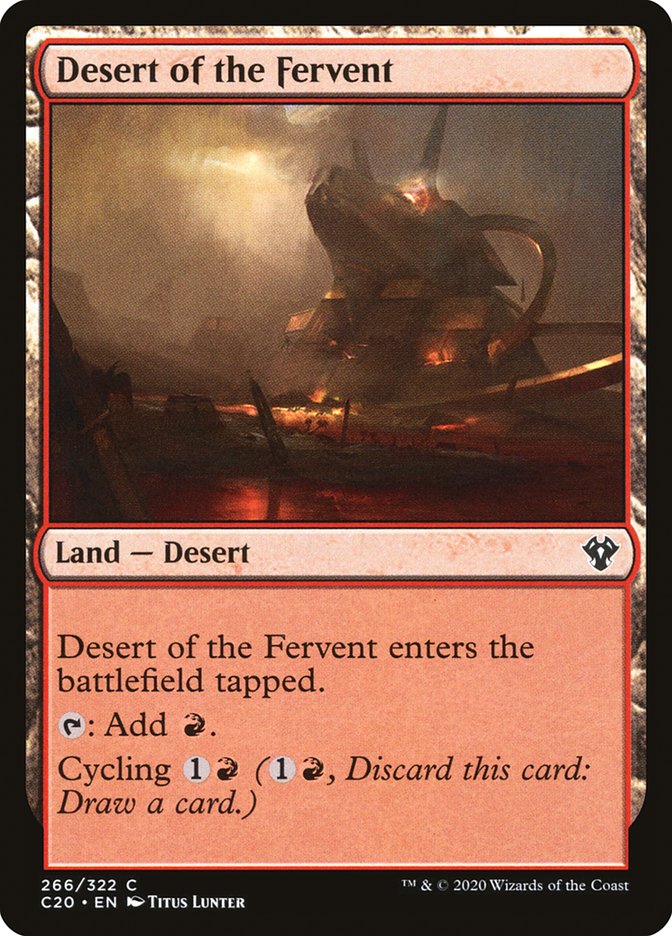 Desert of the Fervent [Commander 2020] | Mindsight Gaming