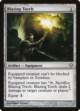 Blazing Torch [Zendikar] | Mindsight Gaming