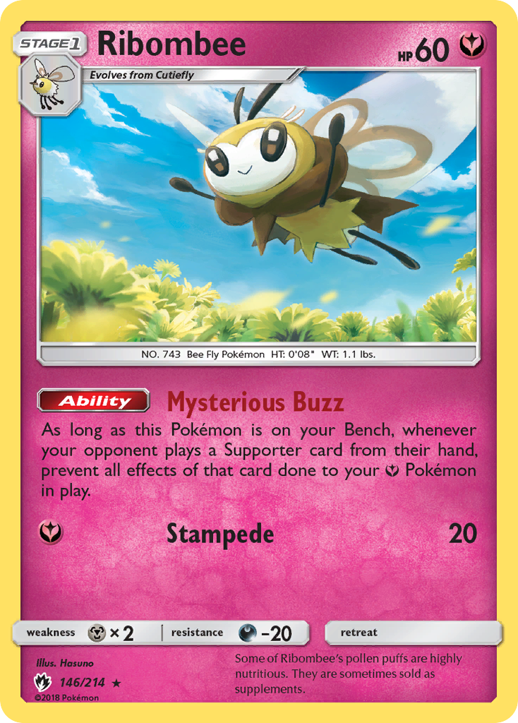 Ribombee (146/214) [Sun & Moon: Lost Thunder] | Mindsight Gaming