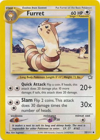 Furret (35/111) [Neo Genesis Unlimited] | Mindsight Gaming