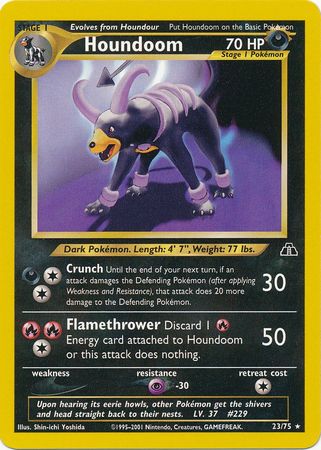 Houndoom (23/75) [Neo Discovery Unlimited] | Mindsight Gaming