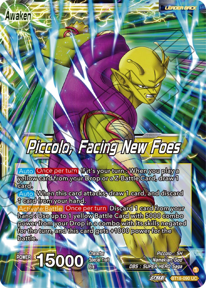 Piccolo // Piccolo, Facing New Foes (BT18-090) [Dawn of the Z-Legends] | Mindsight Gaming