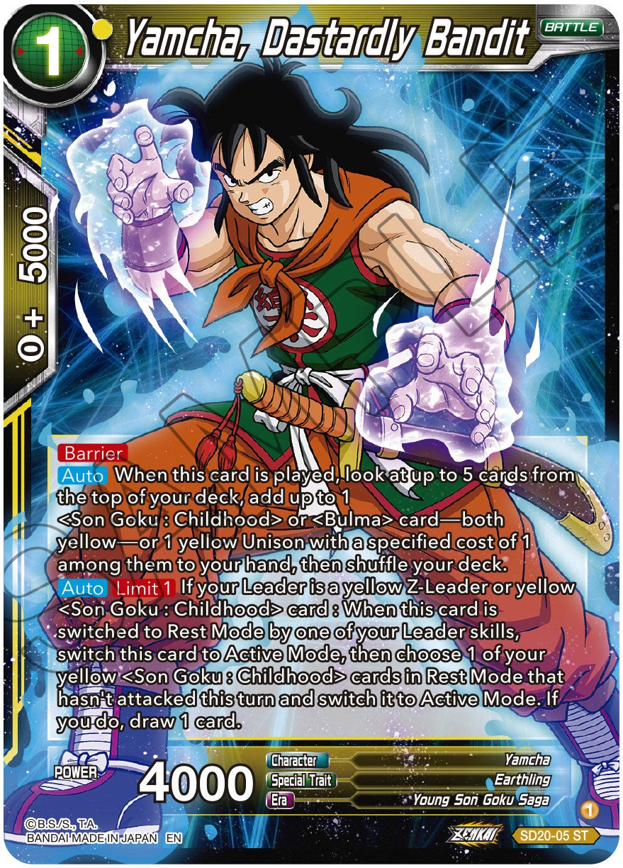 Yamcha, Dastardly Bandit (SD20-05) [Dawn of the Z-Legends] | Mindsight Gaming