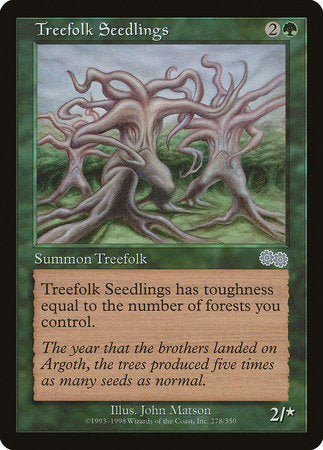 Treefolk Seedlings [Urza's Saga] | Mindsight Gaming