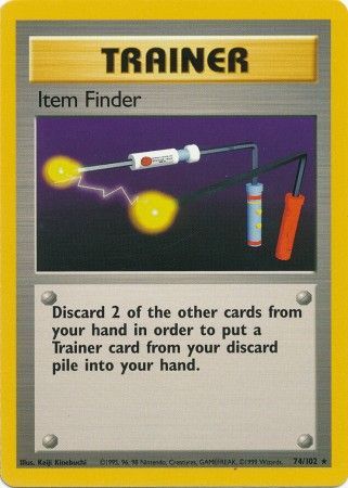 Item Finder (74/102) [Base Set Unlimited] | Mindsight Gaming