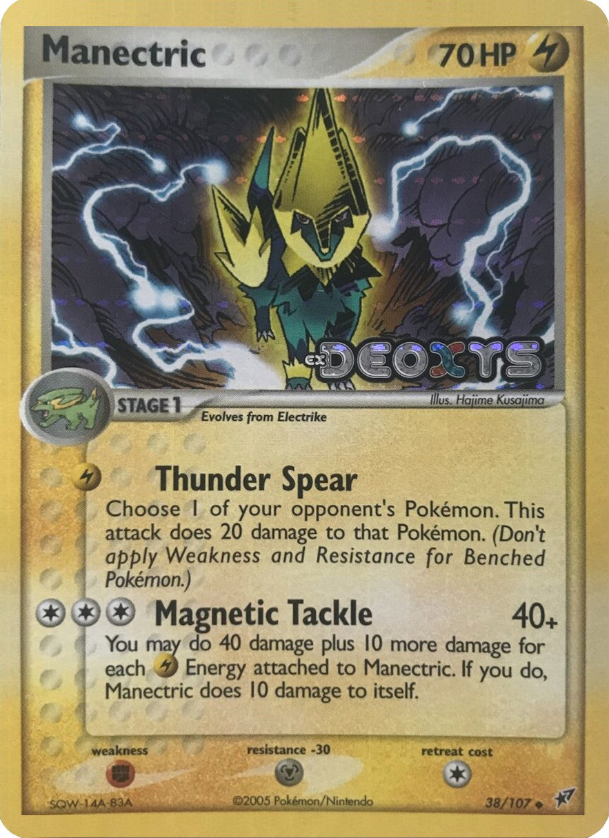 Manectric (38/107) (Stamped) [EX: Deoxys] | Mindsight Gaming