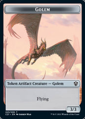 Golem (025) // Thopter Token [Commander 2021 Tokens] | Mindsight Gaming