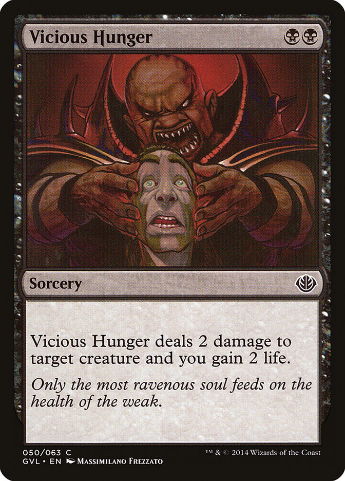 Vicious Hunger (Garruk vs. Liliana) [Duel Decks Anthology] | Mindsight Gaming