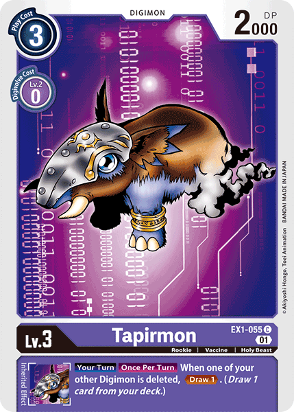 Tapirmon [EX1-055] [Classic Collection] | Mindsight Gaming