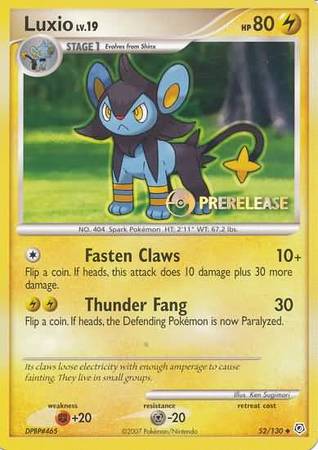 Luxio (52/130) (Prerelease Promo) [Nintendo: Black Star Promos] | Mindsight Gaming