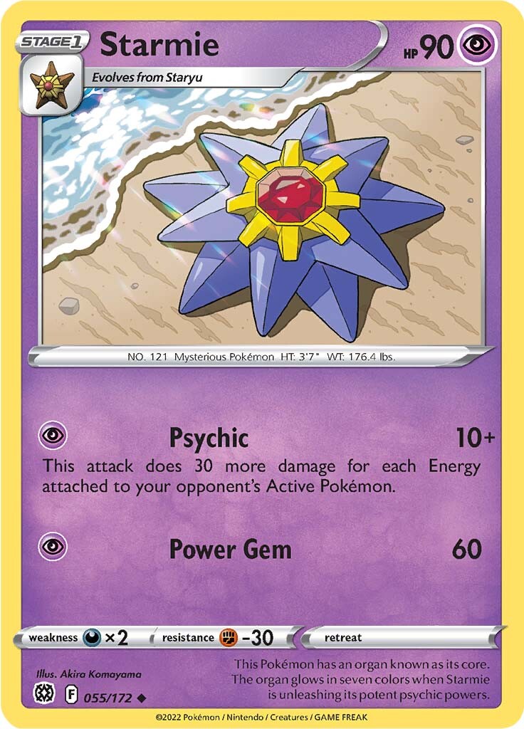 Starmie (055/172) [Sword & Shield: Brilliant Stars] | Mindsight Gaming