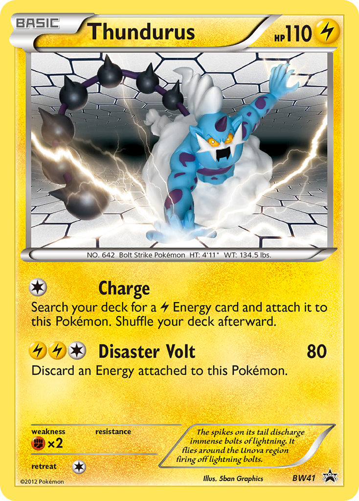 Thundurus (BW41) [Black & White: Black Star Promos] | Mindsight Gaming