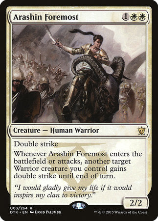 Arashin Foremost [Dragons of Tarkir] | Mindsight Gaming