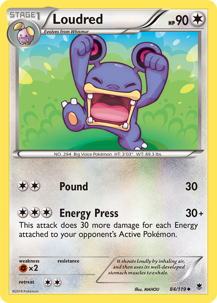 Loudred (84/119) [XY: Phantom Forces] | Mindsight Gaming