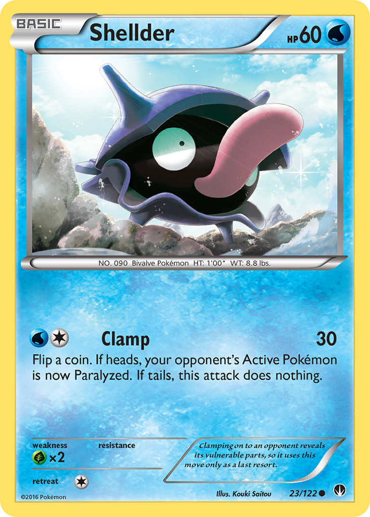 Shellder (23/122) [XY: BREAKpoint] | Mindsight Gaming