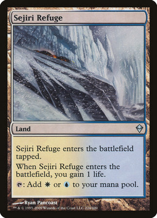 Sejiri Refuge [Zendikar] | Mindsight Gaming