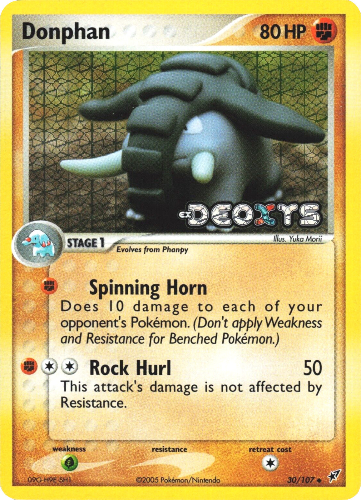 Donphan (30/107) (Stamped) [EX: Deoxys] | Mindsight Gaming