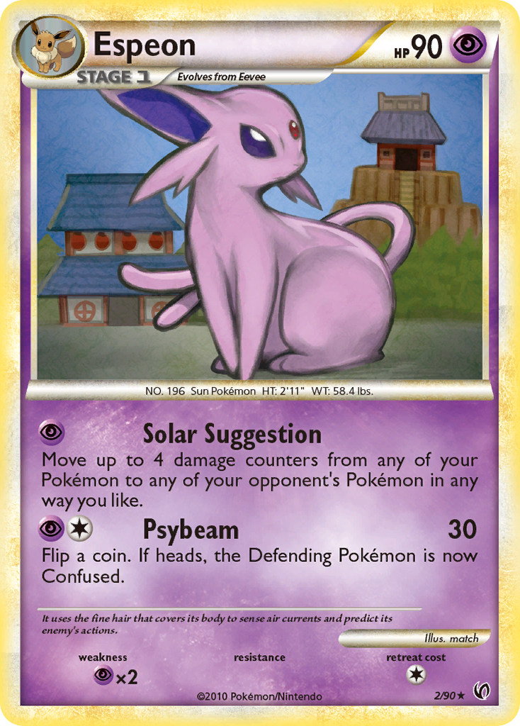 Espeon (2/90) [HeartGold & SoulSilver: Undaunted] | Mindsight Gaming