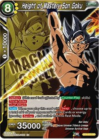 Height of Mastery Son Goku [BT4-075] | Mindsight Gaming