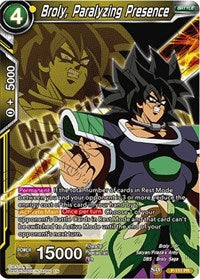 Broly, Paralyzing Presence [P-111] | Mindsight Gaming