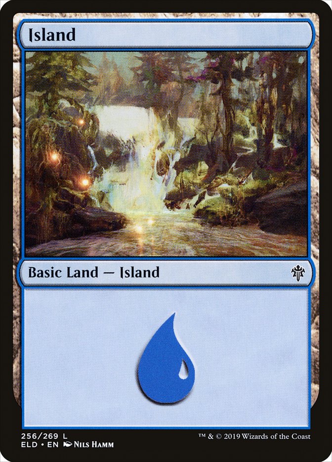 Island (256) [Throne of Eldraine] | Mindsight Gaming