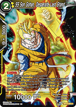 SS Son Gohan, Desperate Last Stand (Common) [BT13-097] | Mindsight Gaming