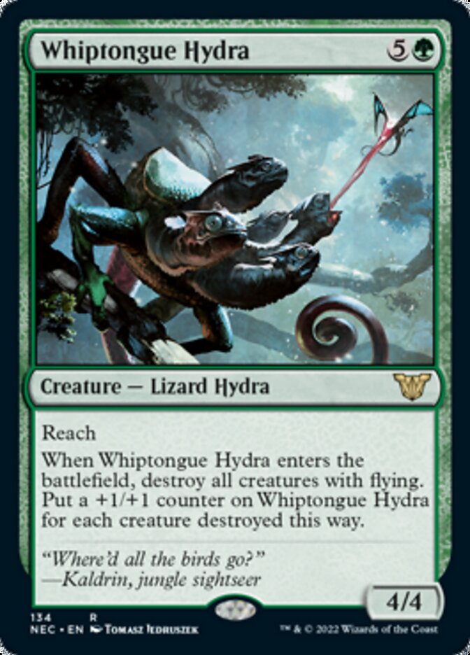 Whiptongue Hydra [Kamigawa: Neon Dynasty Commander] | Mindsight Gaming