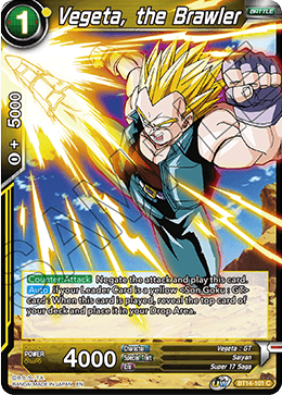 Vegeta, the Brawler (BT14-101) [Cross Spirits] | Mindsight Gaming