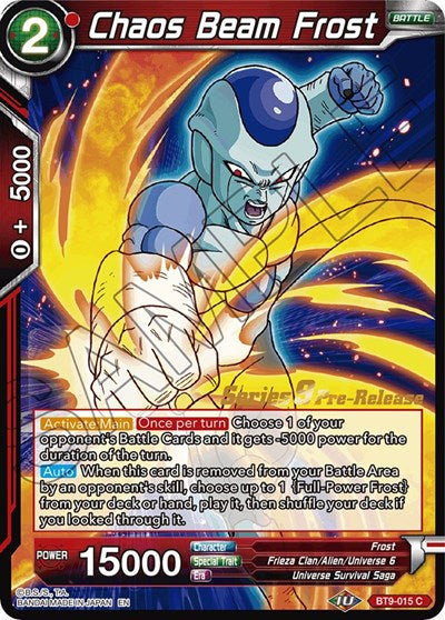 Chaos Beam Frost (Universal Onslaught) [BT9-015] | Mindsight Gaming