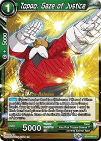 Toppo, Gaze of Justice (Universal Onslaught) [BT9-046] | Mindsight Gaming