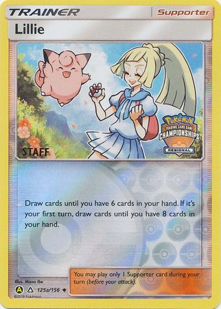 Lillie (125a/156) (Regional Promo Staff) [Sun & Moon: Ultra Prism] | Mindsight Gaming