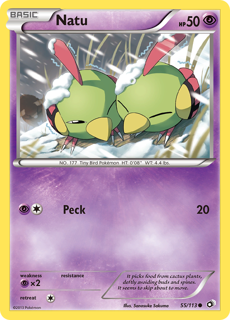 Natu (55/113) [Black & White: Legendary Treasures] | Mindsight Gaming