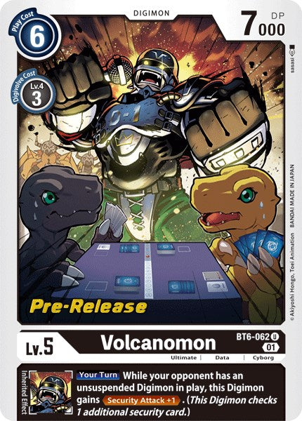 Volcanomon [BT6-062] [Double Diamond Pre-Release Cards] | Mindsight Gaming