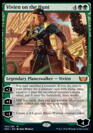 Vivien on the Hunt (Promo Pack) [Streets of New Capenna Promos] | Mindsight Gaming