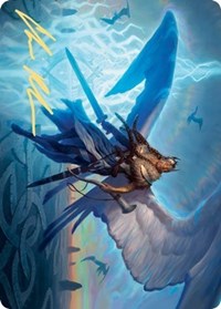 Righteous Valkyrie Art Card (Gold-Stamped Signature) [Kaldheim: Art Series] | Mindsight Gaming