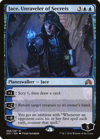 Jace, Unraveler of Secrets [Shadows over Innistrad] | Mindsight Gaming