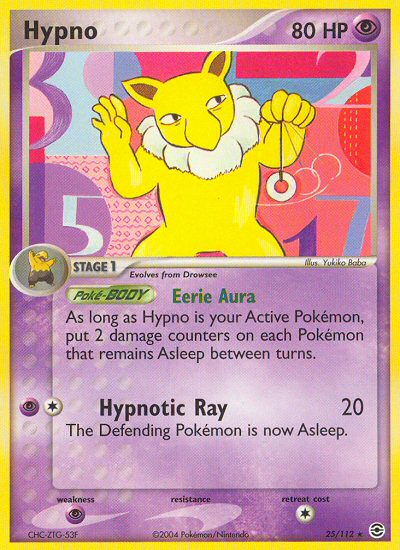 Hypno (25/112) [EX: FireRed & LeafGreen] | Mindsight Gaming