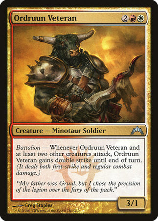 Ordruun Veteran [Gatecrash] | Mindsight Gaming