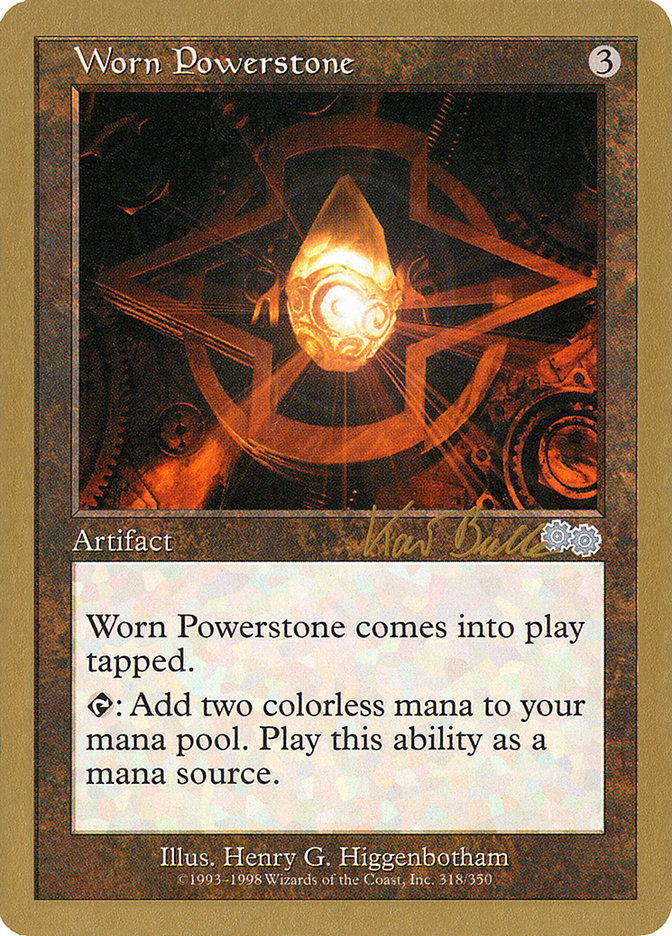 Worn Powerstone (Kai Budde) [World Championship Decks 1999] | Mindsight Gaming