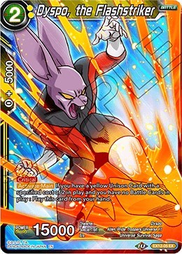 Dyspo, the Flashstriker [EX12-05] | Mindsight Gaming