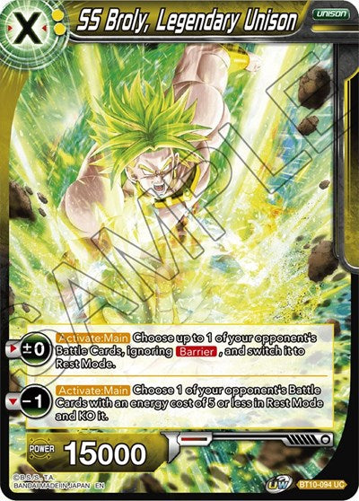 SS Broly, Legendary Unison [BT10-094] | Mindsight Gaming