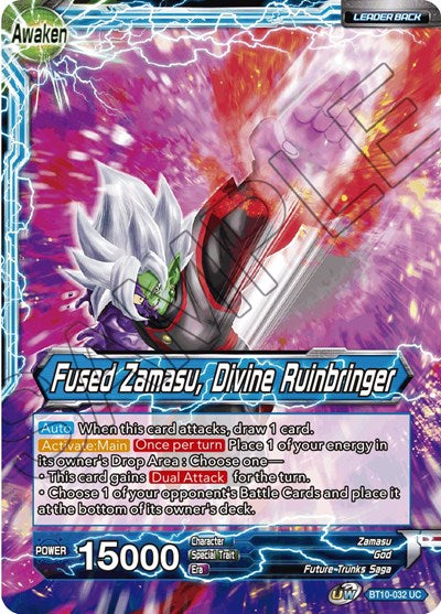 Fused Zamasu // Fused Zamasu, Divine Ruinbringer [BT10-032] | Mindsight Gaming